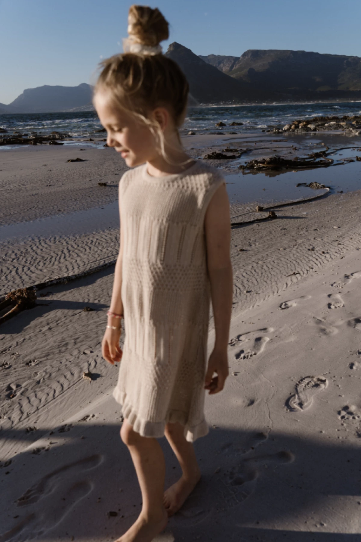 Navy Natural - Jurk (maat 110 / 116)