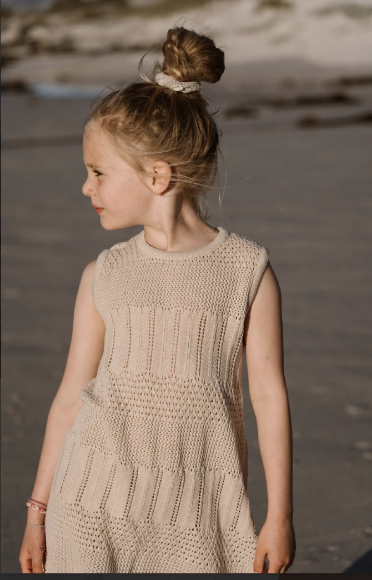 Navy Natural - Jurk (maat 110 / 116)